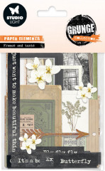Studio Light - Paper Elements - Grunge Collection Nr. 10 - Frames & Texts