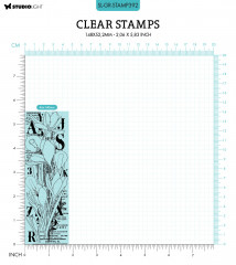Studio Light Clear Stamps - Grunge Collection Nr. 392 - Crocus Flower