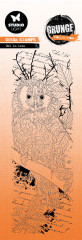 Studio Light Clear Stamps - Grunge Collection Nr. 447 - Owl in Tree