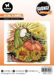 Studio Light Clear Stamps - Grunge Collection Nr. 454 - Pumpkin Decoration