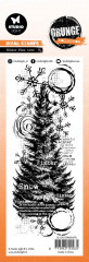 Studio Light Clear Stamps - Grunge Collection Nr. 678 - Winter Pine Tree