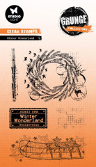 Studio Light Clear Stamps - Grunge Collection Nr. 679 - Winter Wonderland