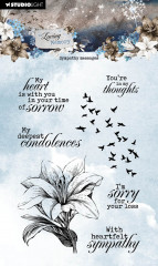 Studio Light Clear Stamps - Essentials Nr. 560 - In Loving Memory - Sympathy Messages