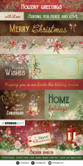Studio Light - Magical Christmas Nr. 13 - Sticker Sheets