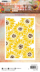 Studio Light Mask Stencil - Sunflower Kisses Nr. 199 - Sunflower Pattern