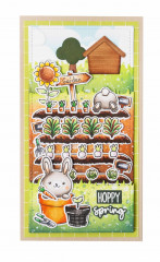 Clear Stamps and Cutting Die - Sweet Stories Nr. 55 - Bunny Garden