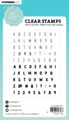 Studio Light Clear Stamps - Sweet Stories Nr. 559 - Alphabet & Numbers