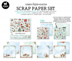 Studio Light 12x12 Paperset - Ultimate Scrap Collection Nr. 29 - Christmas