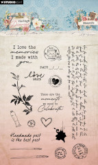 Studio Light Clear Stamps - Vintage Diaries Nr. 655 - Elements