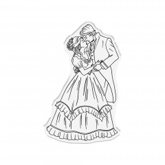 Clear Stamp & Cutting Die - Age of Elegance - Couple in Love