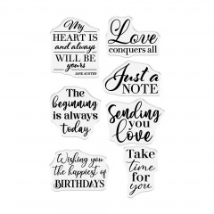 Clear Stamp & Cutting Die - Age of Elegance - Love Conquers All