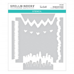 Spellbinders - Stencil - Background Scapes