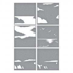 Spellbinders - Stencil - Uncharted Waters