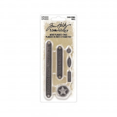 Tim Holtz - Idea-Ology - Word Plaques + Tags / Christmas 2023