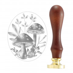 Spellbinders - 3D Wax Seal Stamp - Forest Mushrooms