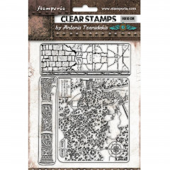 Stamperia Clear Stamps - Magic Forest - Bricks