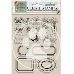 Stamperia Clear Stamps - Secret Diary - Labels