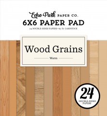 Warm Wood Grains - 6x6 Paper Pad