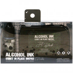 Alcohol Ink Stayz in Place Inkpad - Pearlescent Jet Black