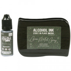 Alcohol Ink Stayz in Place Inkpad - Pearlescent Gun Metal Grey