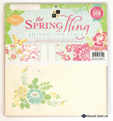 The Spring Fling 12x12 Rhinestone Paper Stack