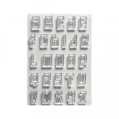 Clear Stamps - Block Alphabet