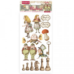 Stamperia Chipboard - Alice through the looking glass