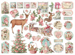 Stamperia Die-Cuts - Pink Christmas
