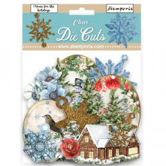 Stamperia Clear Die Cuts - Romantic Home for the holidays