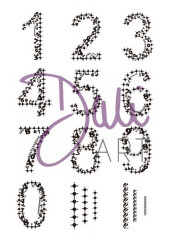 Clear Stamps - Mehndi Numbers within Numbers