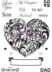 Clear Stamps - To My Heart Swirl