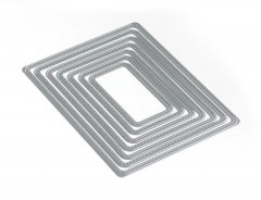 Metal Cutting Die - Stitched Rounded Rectangle