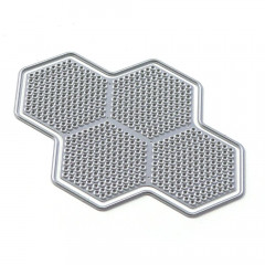 Metal Cutting Die - Honeycomb Dots