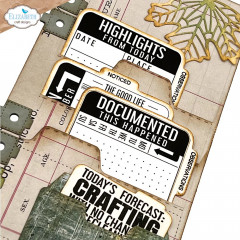 Metal Cutting Die - Planner Essentials 55 - File Folder Page with Pockets