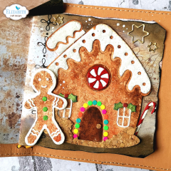 Metal Cutting Die - Gingerbread House