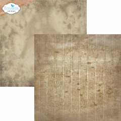 Elizabeth Crafts Design - 12x12 Paper Pack - Coffee Dyed Papers