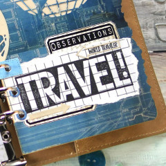 Clear Stamps - Block Words - Travel