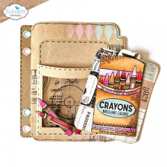 Clear Stamps - Crayons with Journaling Cards