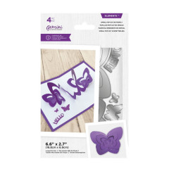 Gemini Elements Cutting Die - Spiral Pop-Out Butterfly