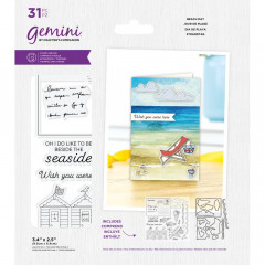 Gemini Clear Stamps and Die - Best Of British Beach Day