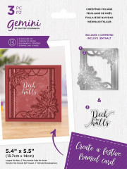 Gemini Clear Stamps and Die - Christmas Foliage