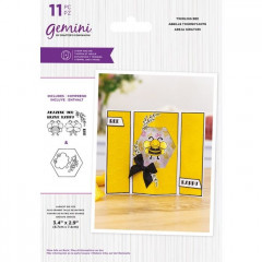 Gemini Clear Stamps and Die - Twirling Bee