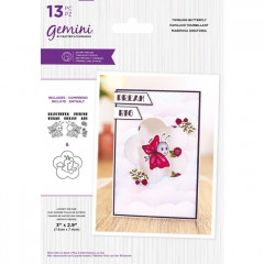 Gemini Clear Stamps and Die - Twirling Butterfly