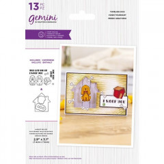 Gemini Clear Stamps and Die - Twirling Dog