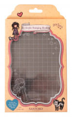 Gorjuss Acrylic Stamping Block for Large Rubber Stamps