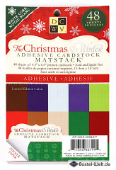 Paper Pad - selbstklebend - The Christmas and Winter Cardstock