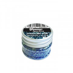 Stamperia Sparkles - Sparkling blue