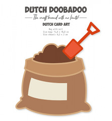 Dutch Card Art Schablone - Sack mit Erde