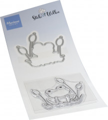 Clear Stamps and Cutting Die - Frog