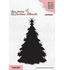 Clear Stamps - Christmas Silhouettes Christmas Tree
